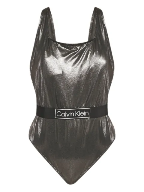 Calvin Klein logo-band swimsuit