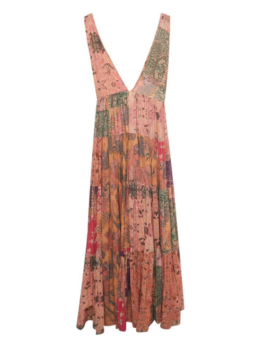 Mes Demoiselles floral-print maxi dress - Rosa