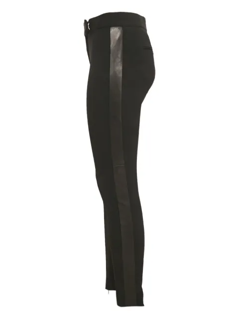 TOM FORD leather-trim trousers