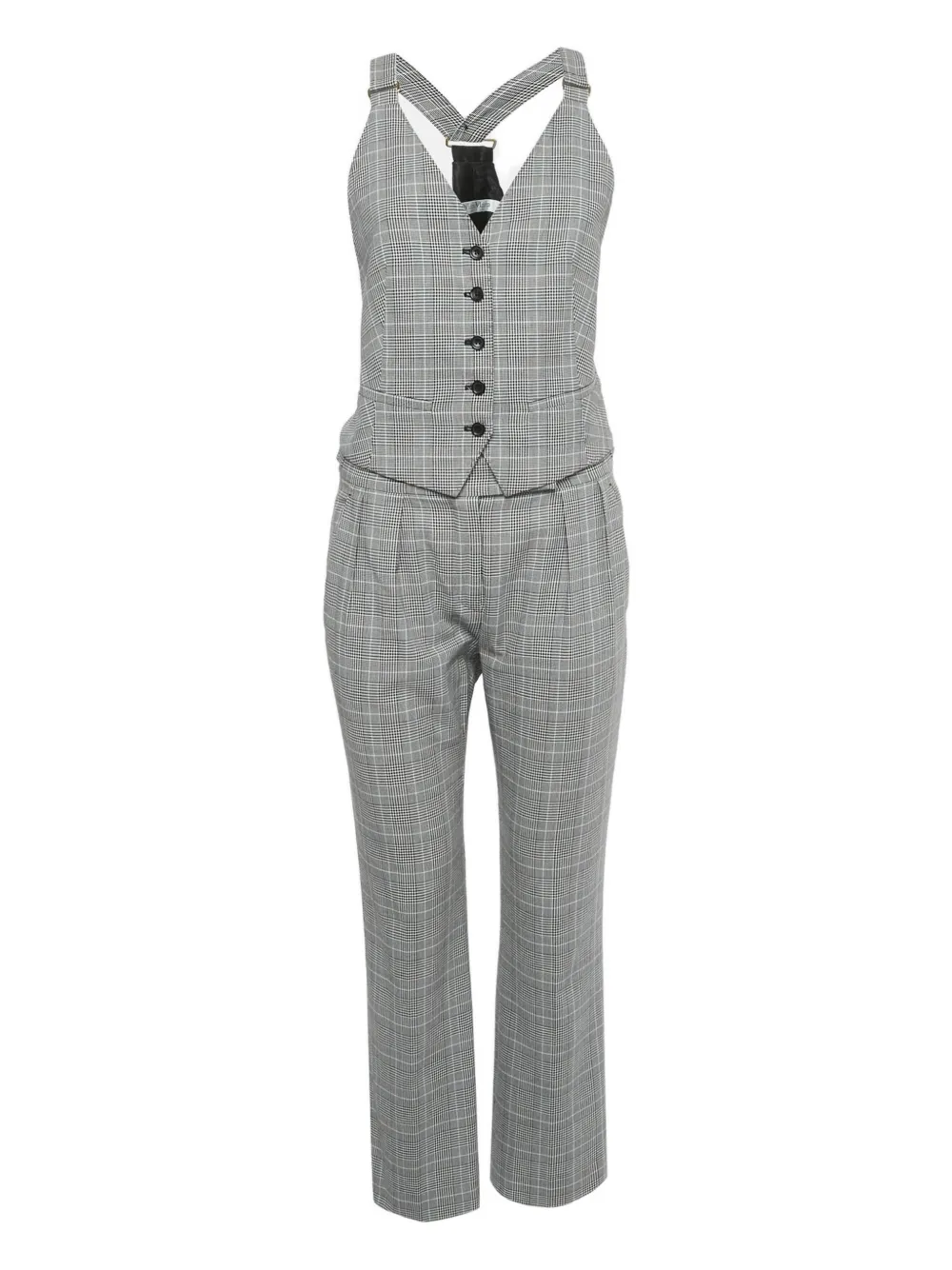 Max Mara Prince of Wales print three-pieces - Grigio
