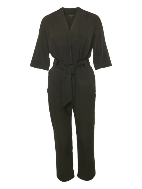 AllSaints buttoned belted jumpsuit