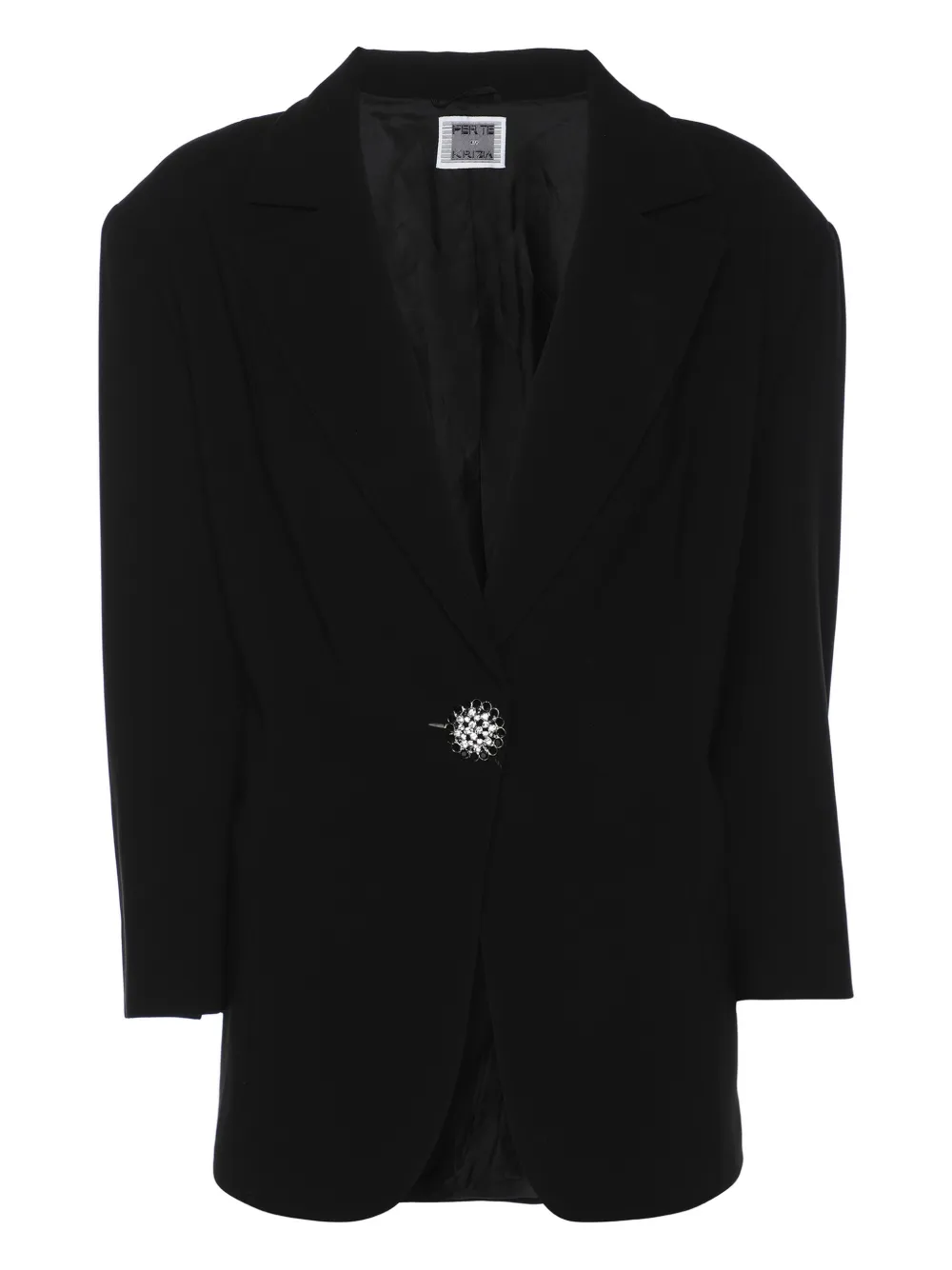 Krizia Pre-Owned Blazer monopetto - Nero