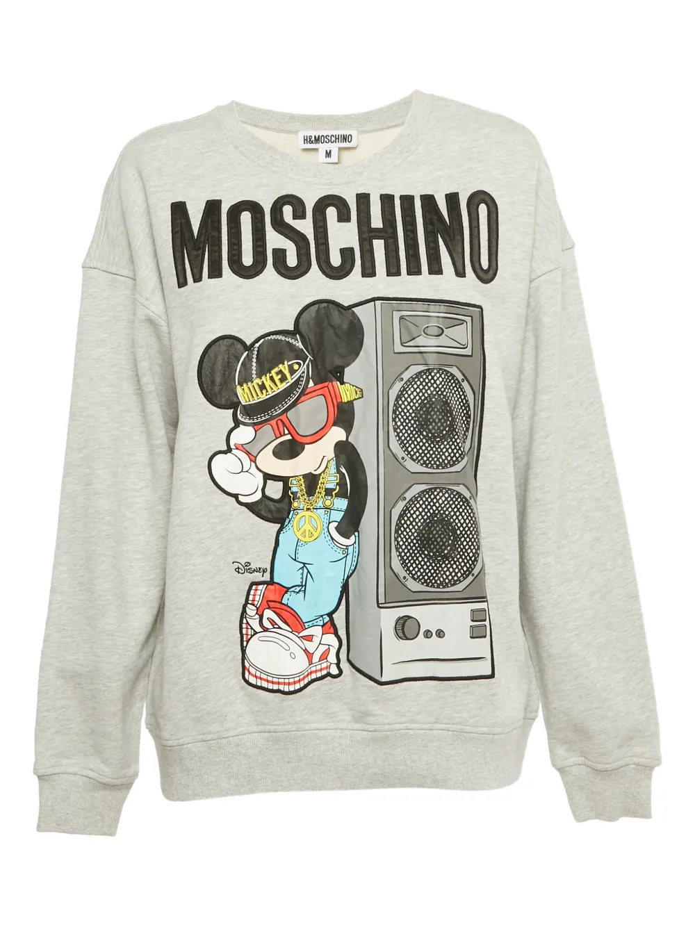 Moschino Pre-Owned top Mickey en colaboración con HM en colaboración con Disney | gris | Image 1