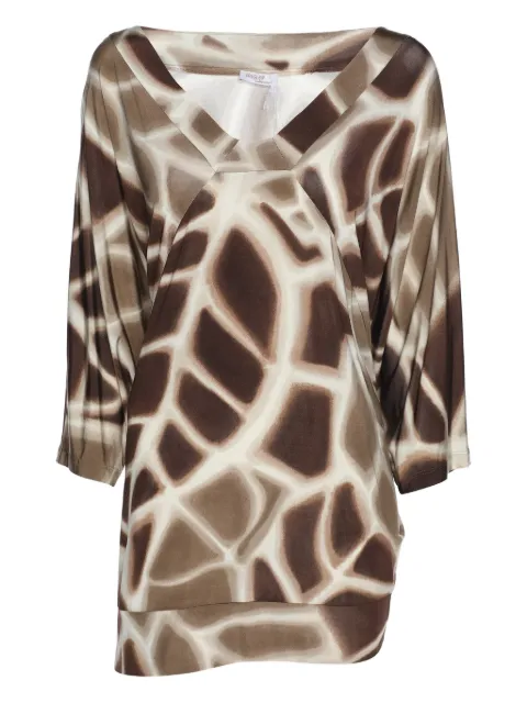 BASLER V-neck printed top