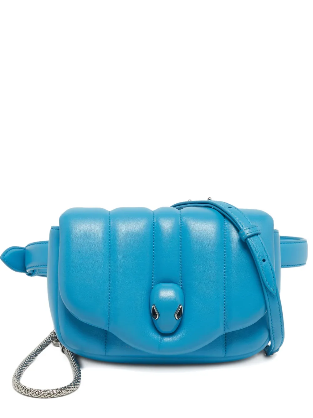 Bvlgari Pre-Owned x Ambush Serpenti leather belt bag - Blu