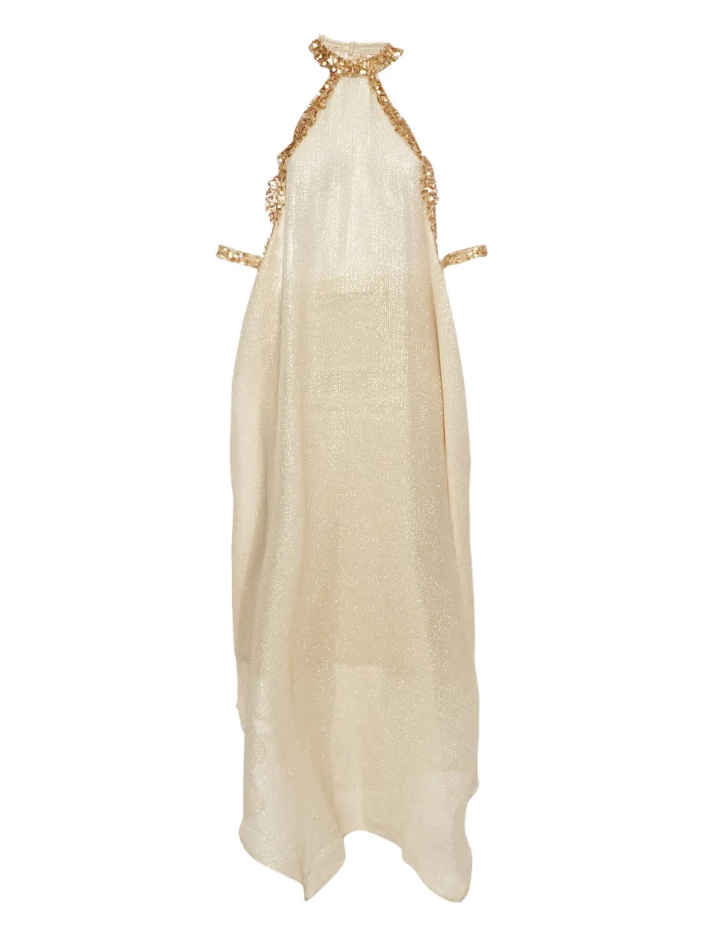 SANA OSMANI sequin midi dress | dorado | Image 1