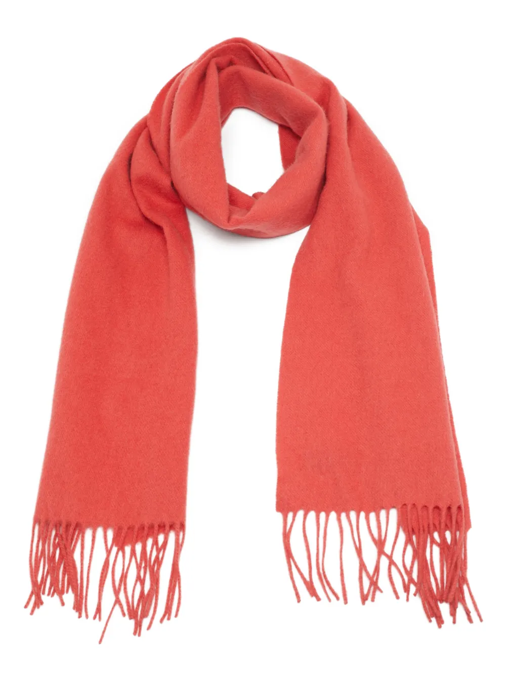 Saint Laurent Pre-Owned wool fringe scarf | Image 2