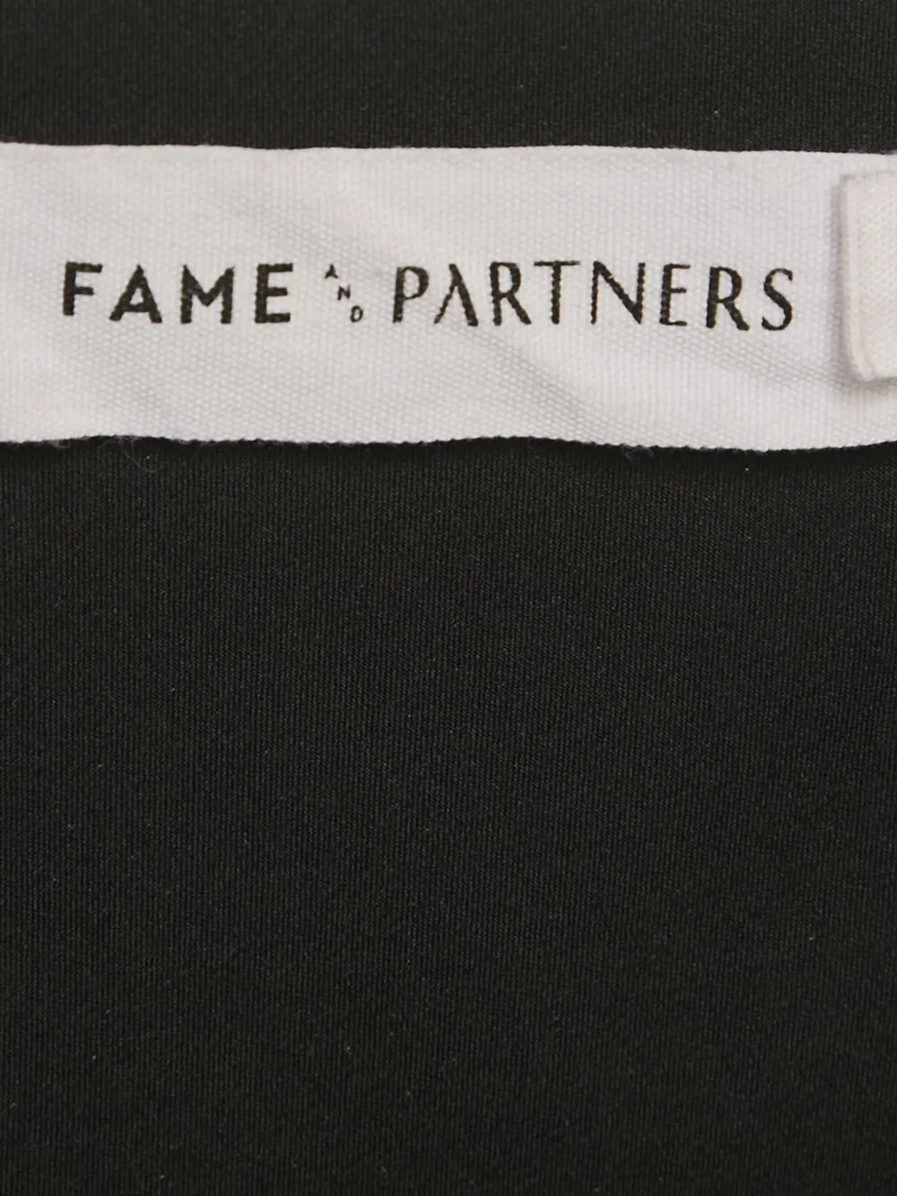 FAME AND PARTNERS sequin asymmetrical midi dress - Zwart