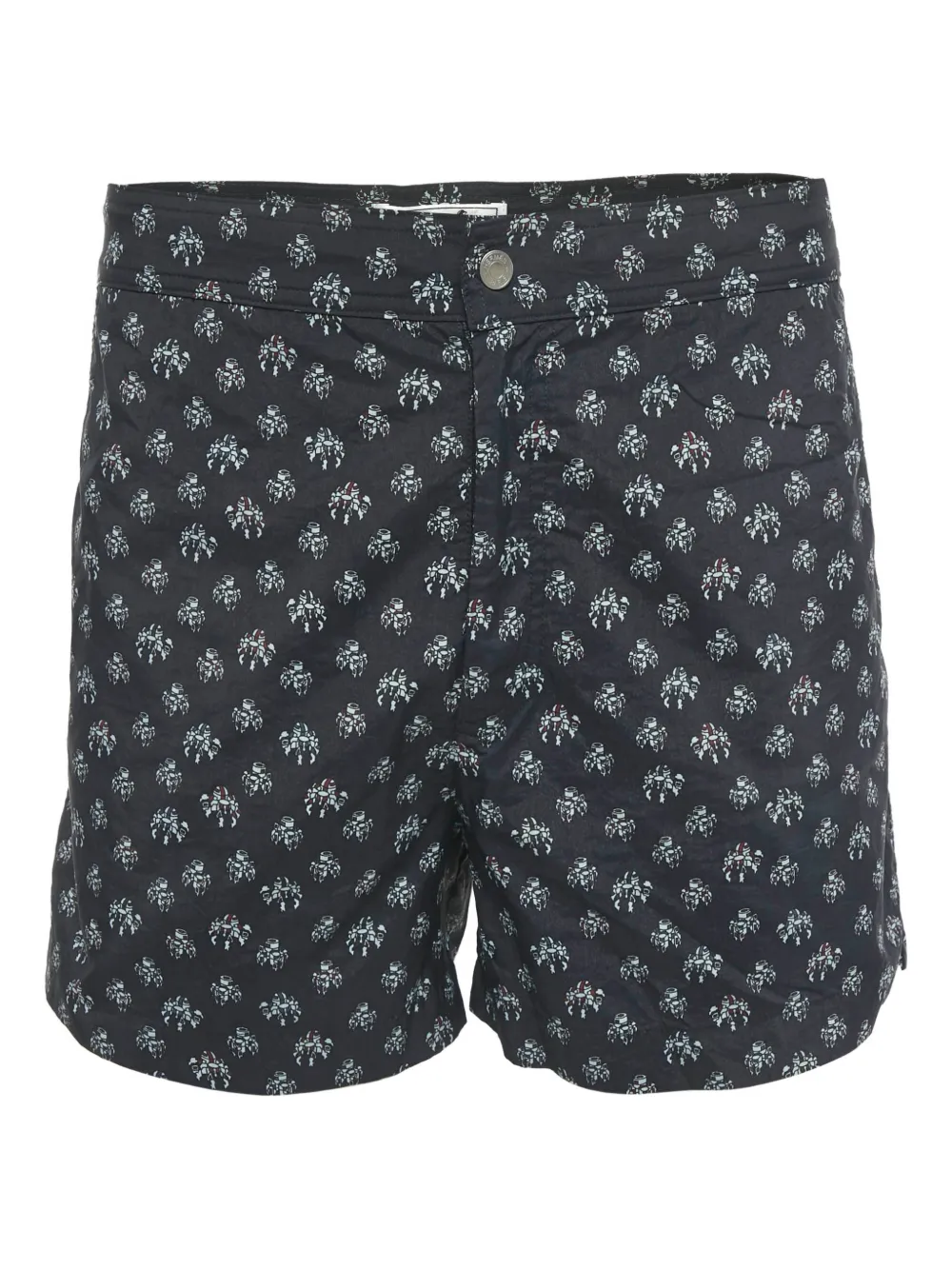 Hermès Pre-Owned printed swim shorts | Blue | Image 1
