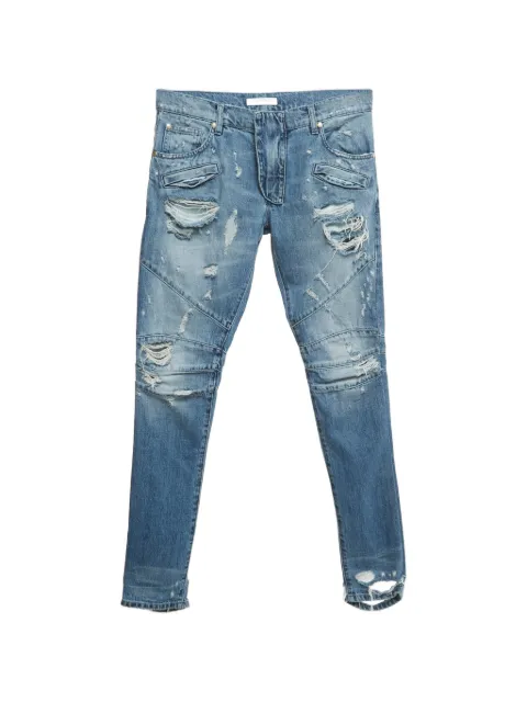 Pierre Balmain jeans con efecto envejecido