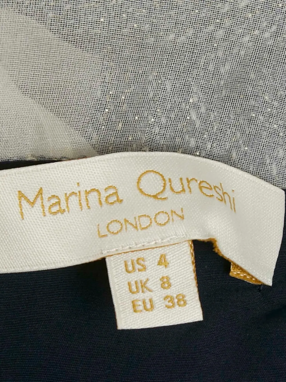 Pre-owned Marina Qureshi Tweed Star Skirt Set In Blue