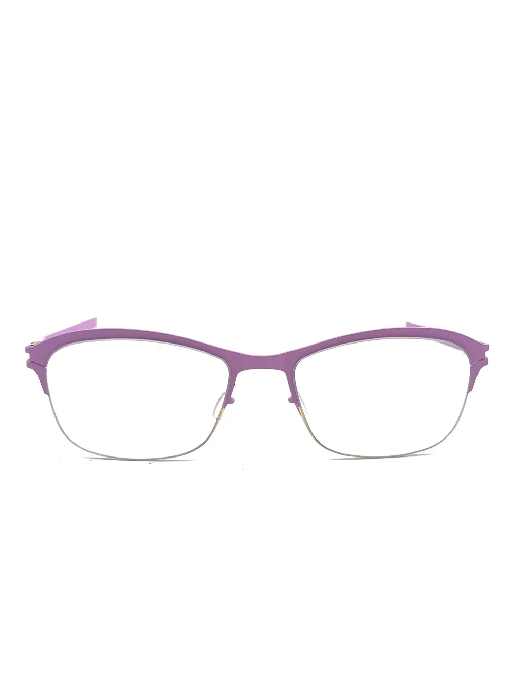 Mykita Kids metallic browline glasses | Purple | Image 1