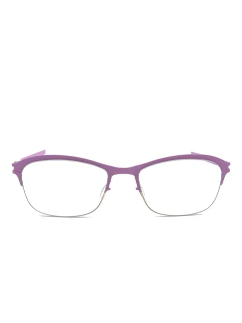 Mykita Kids metallic browline glasses