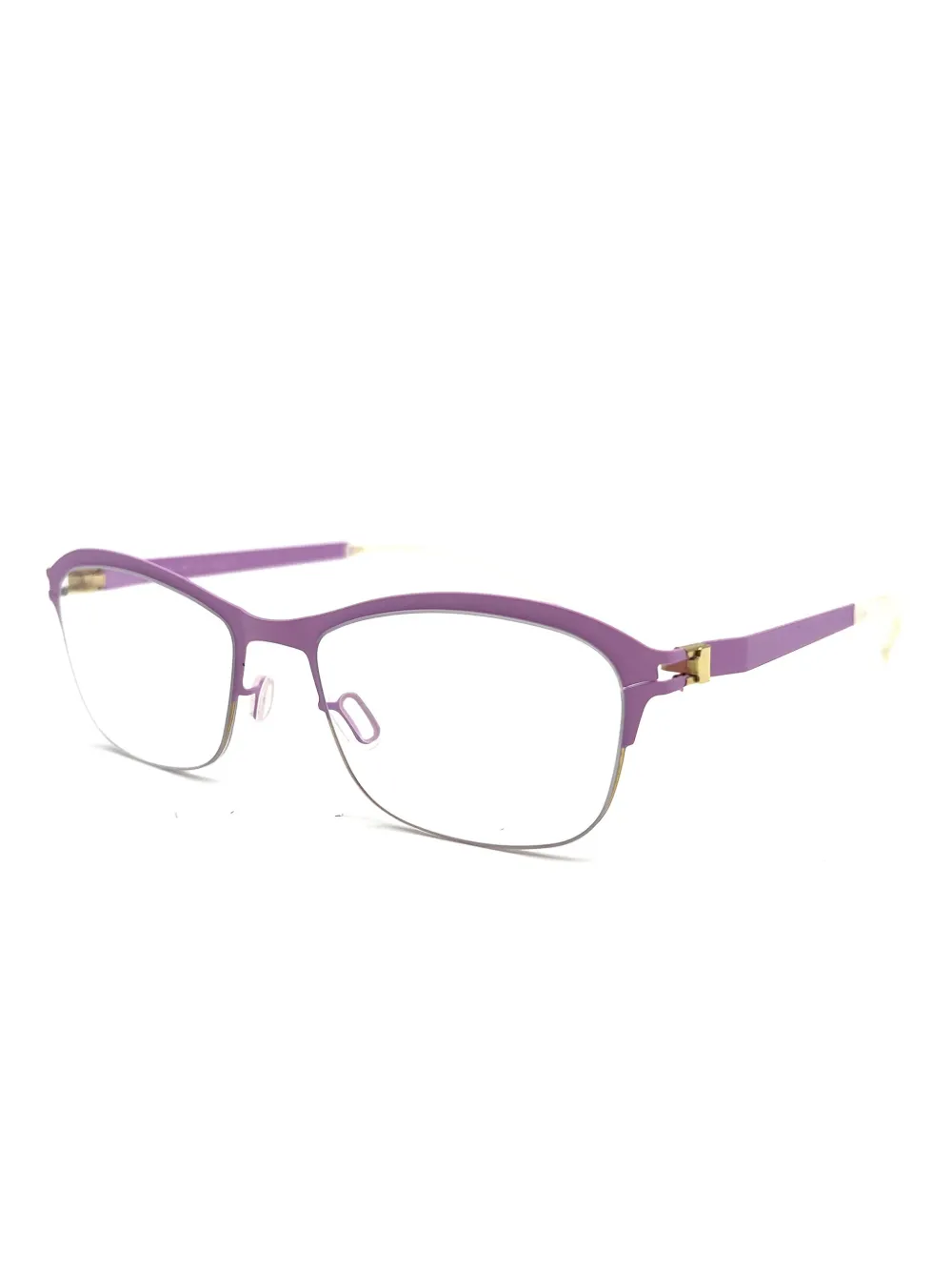 Mykita Kids metallic browline glasses | Teen Boy Accessories | Image 2