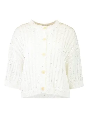 Valentino Garavani フローラルレース カーディガン | ホワイト