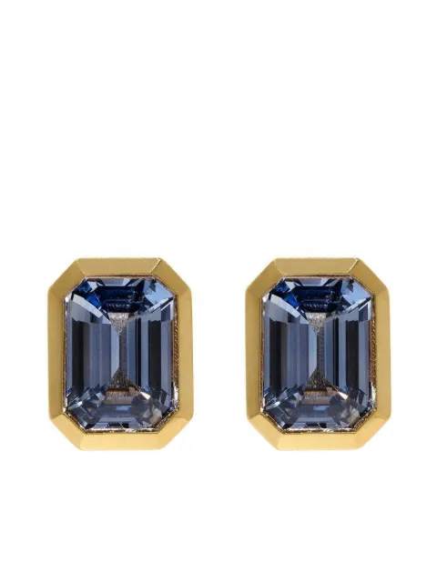 Azlee sapphire stud earrings