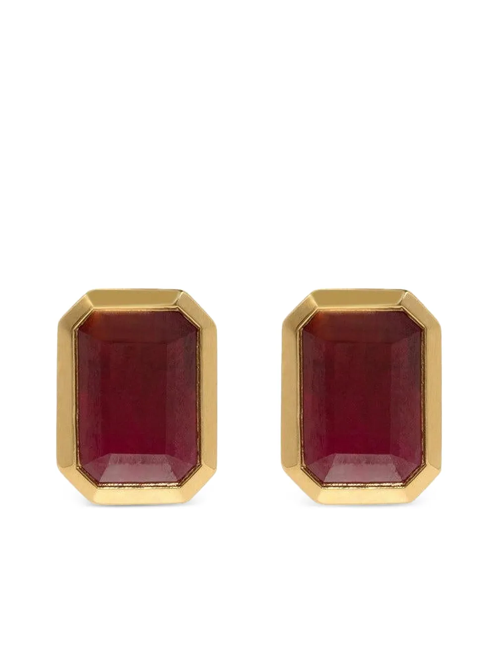 Azlee ruby stud earrings - Oro