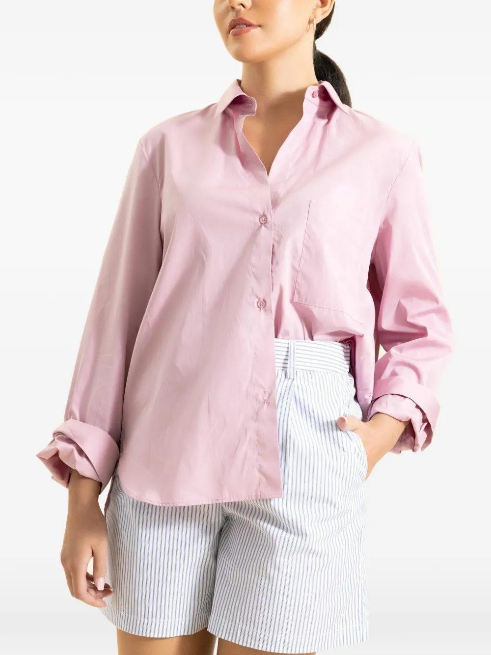 TWP pocket shirt - Roze