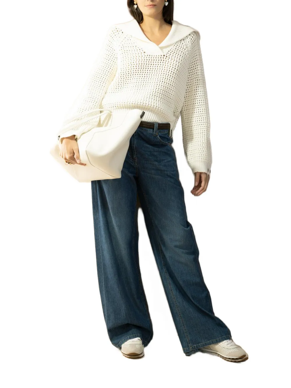 Brunello Cucinelli suéter con cuello marinero | Suéteres | Image 2