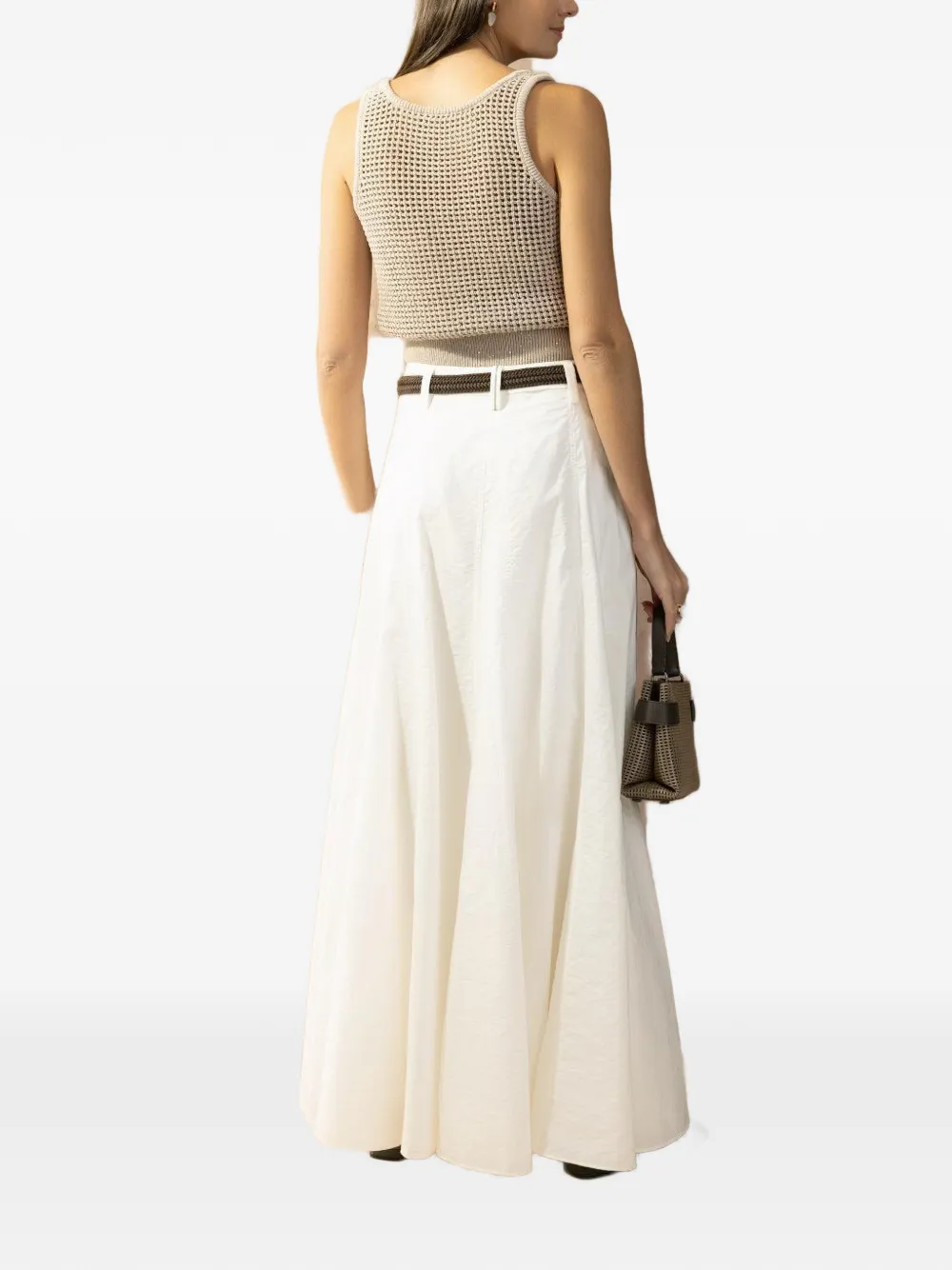  Brunello Cucinelli Scoop-neck Top - Neutrals 
