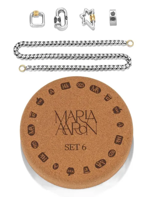 Marla Aaron square star chain necklace