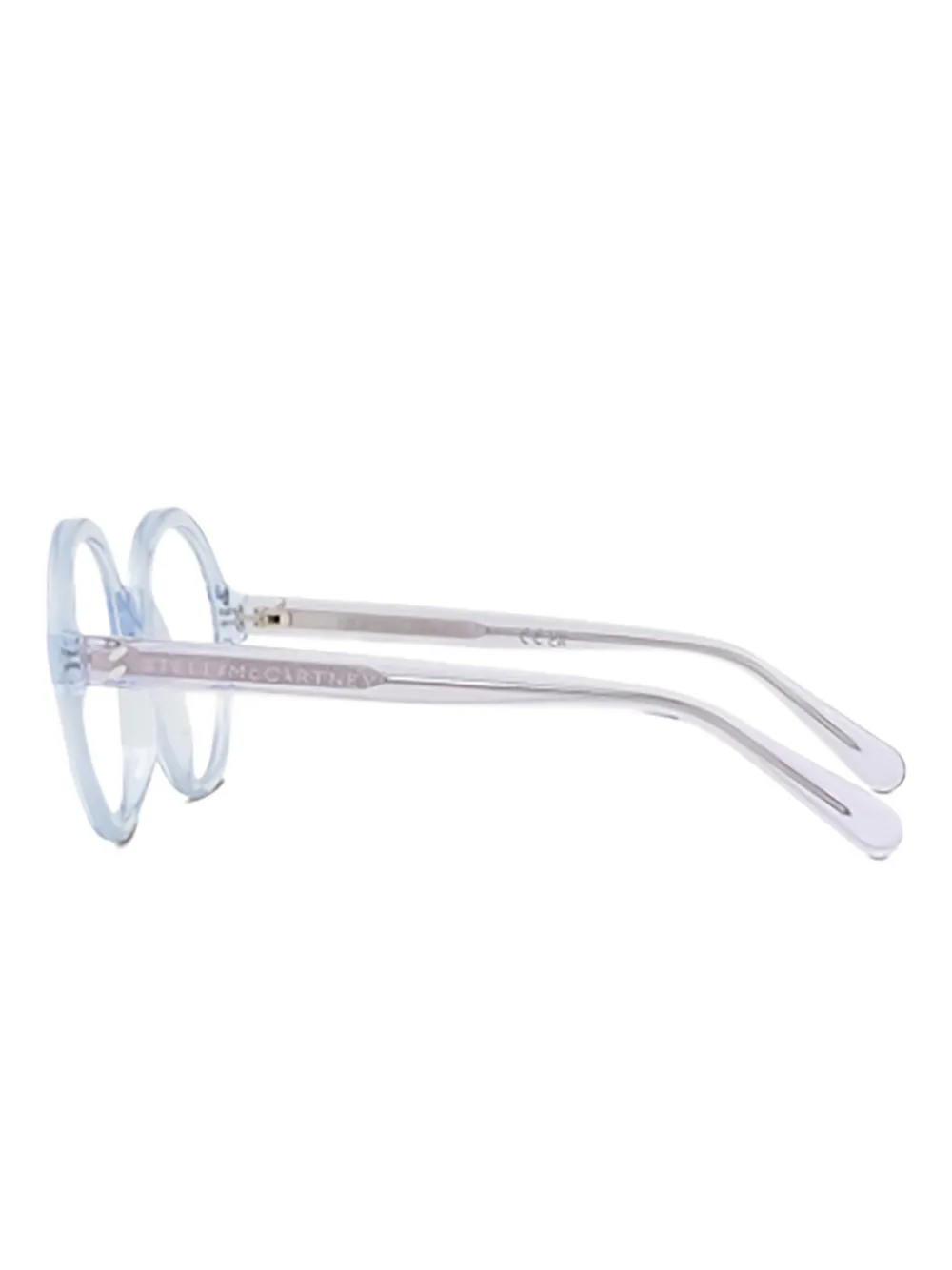  Stella Mccartney Eyewear Round Frames Glasses - Blue 