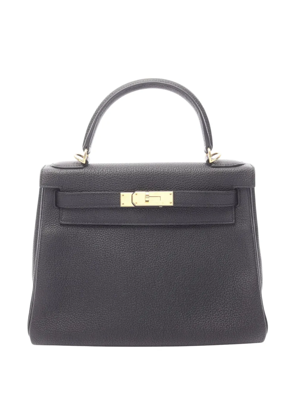Hermès Pre-Owned Borsa a mano Kelly II Retourne 28 in pelle Togo 2019 - Nero