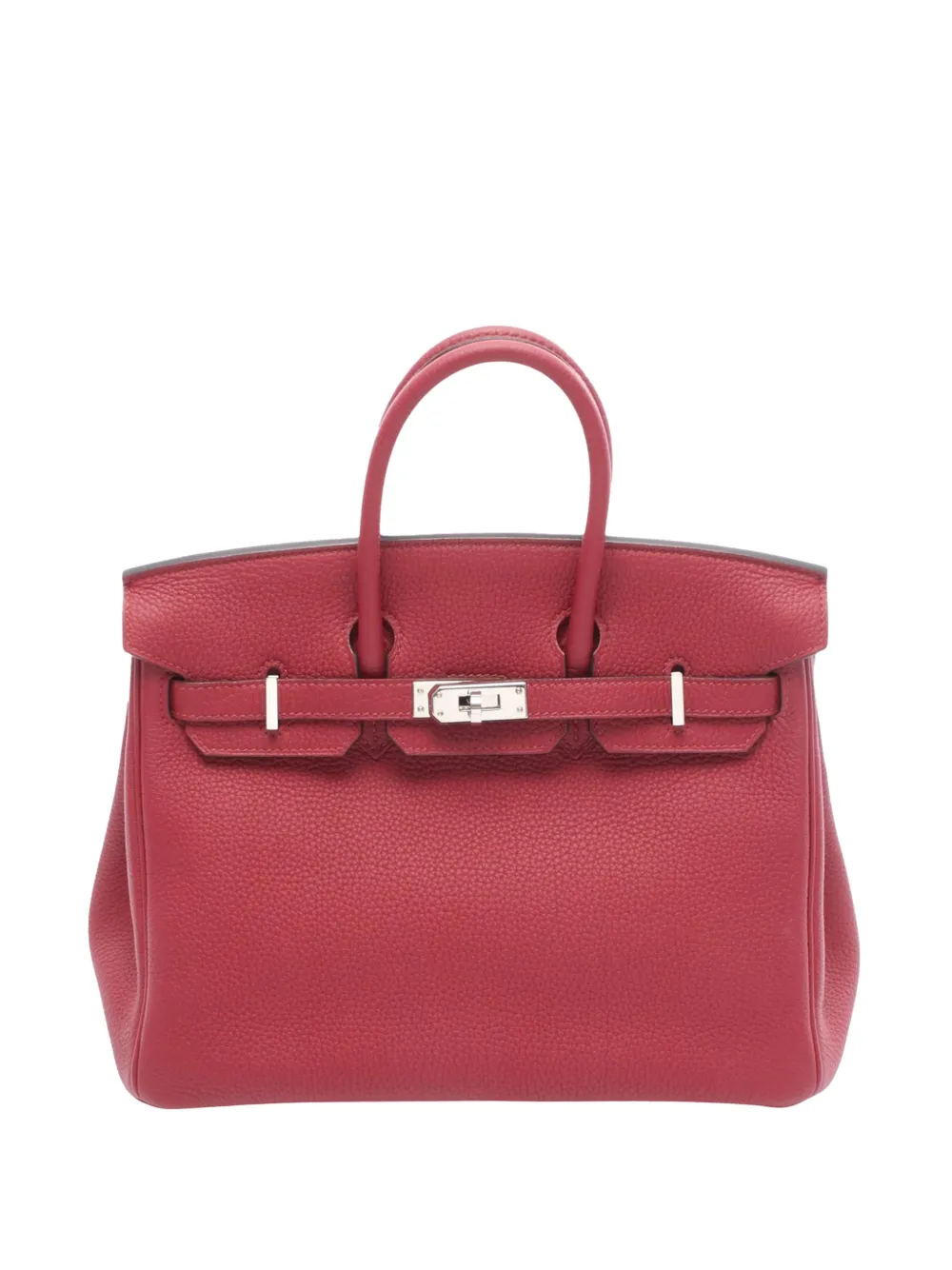 Hermès Pre-Owned 2017 Togo Birkin Retourne 25 handbag - Red