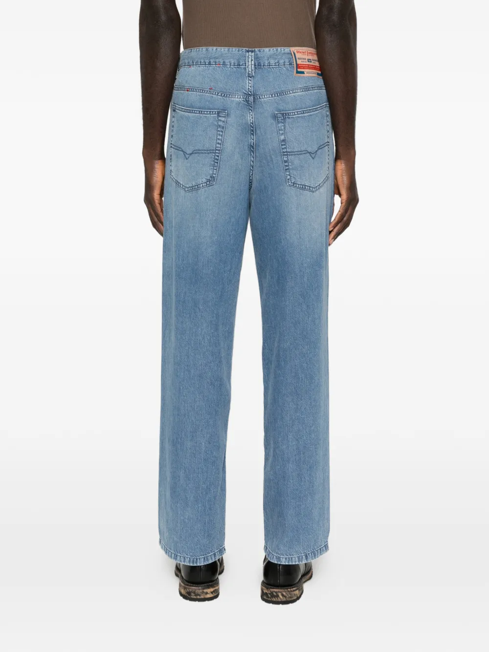 Diesel Jeans met zijdetail Blauw