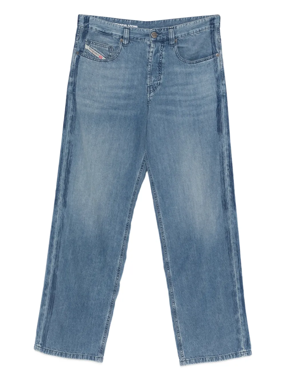 Diesel side-details jeans - Blu