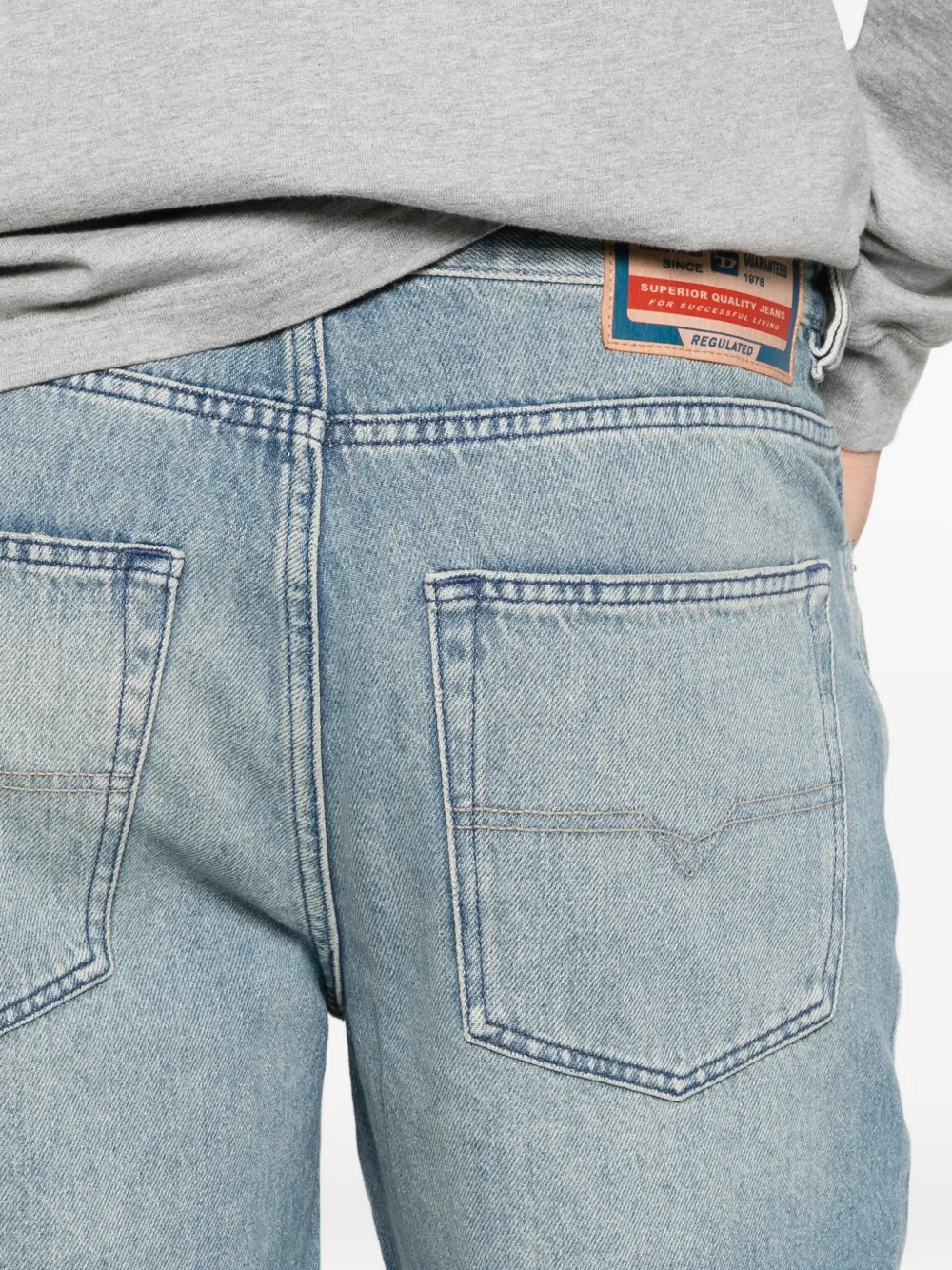 Diesel Shorts met vijf zakken Blauw