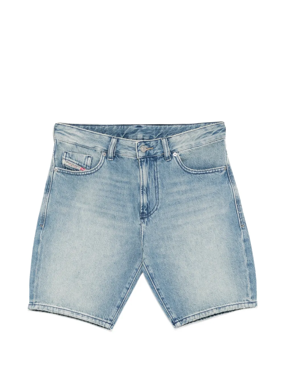 Diesel D-Fin belt-loop shorts - Blu
