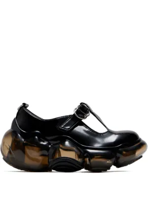GROUNDS Moopie Mary Jane bubble-sole Sneakers | Black | FARFETCH