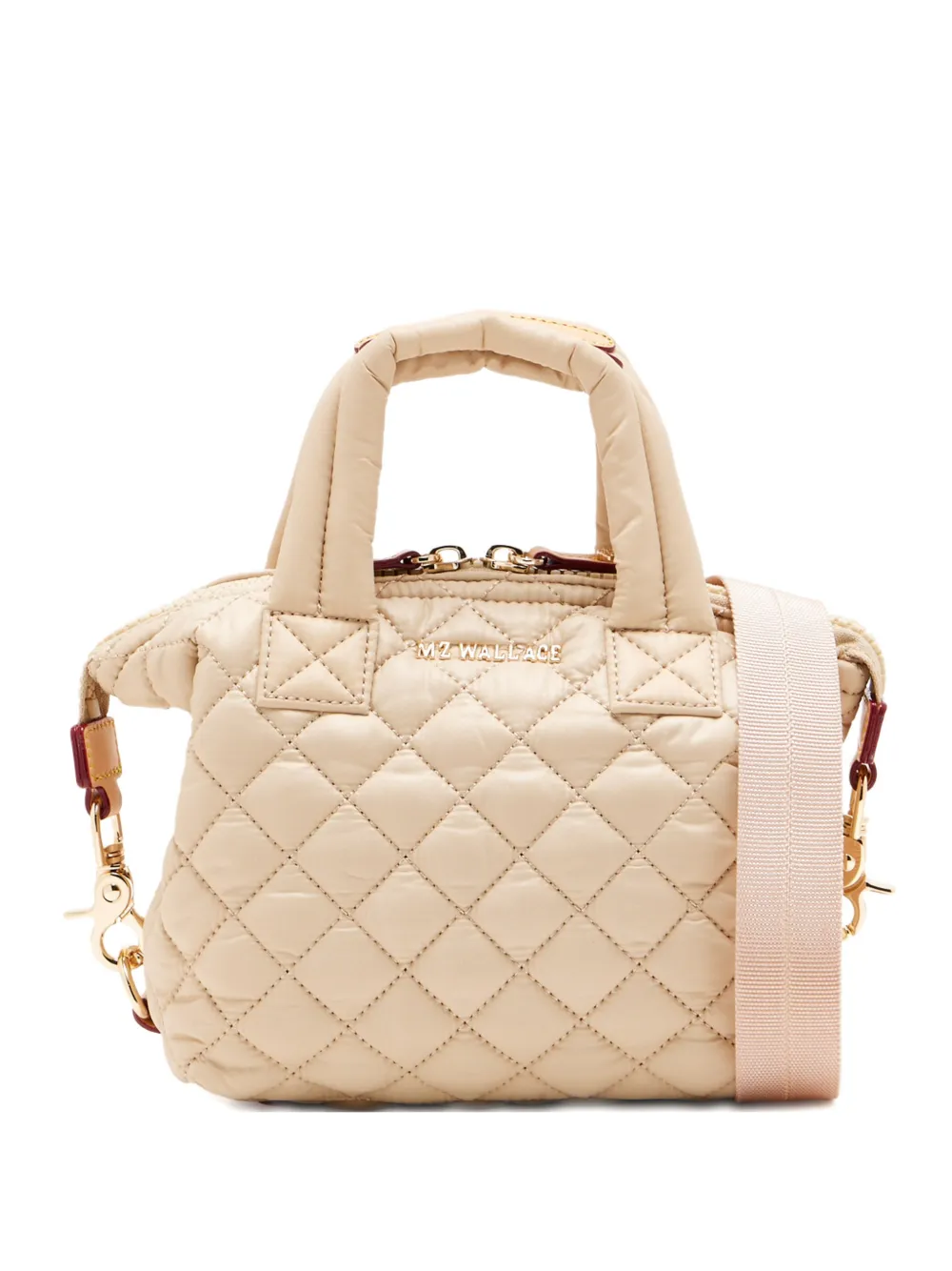 Mz Wallace micro Buff Sutton tote bag | Neutrals | Image 1