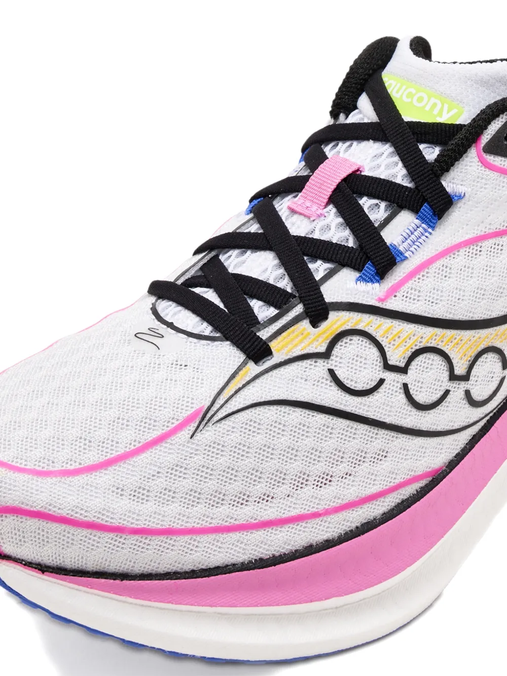 Saucony x Distance Endorphin Speed 5 sneakers met logo Wit