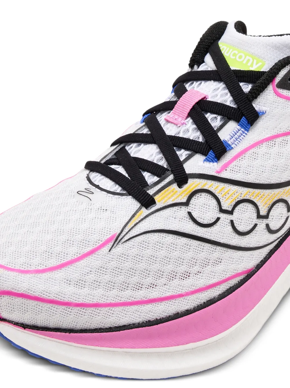 Saucony x Distance Endorphin Speed 5 sneakers met logo Wit