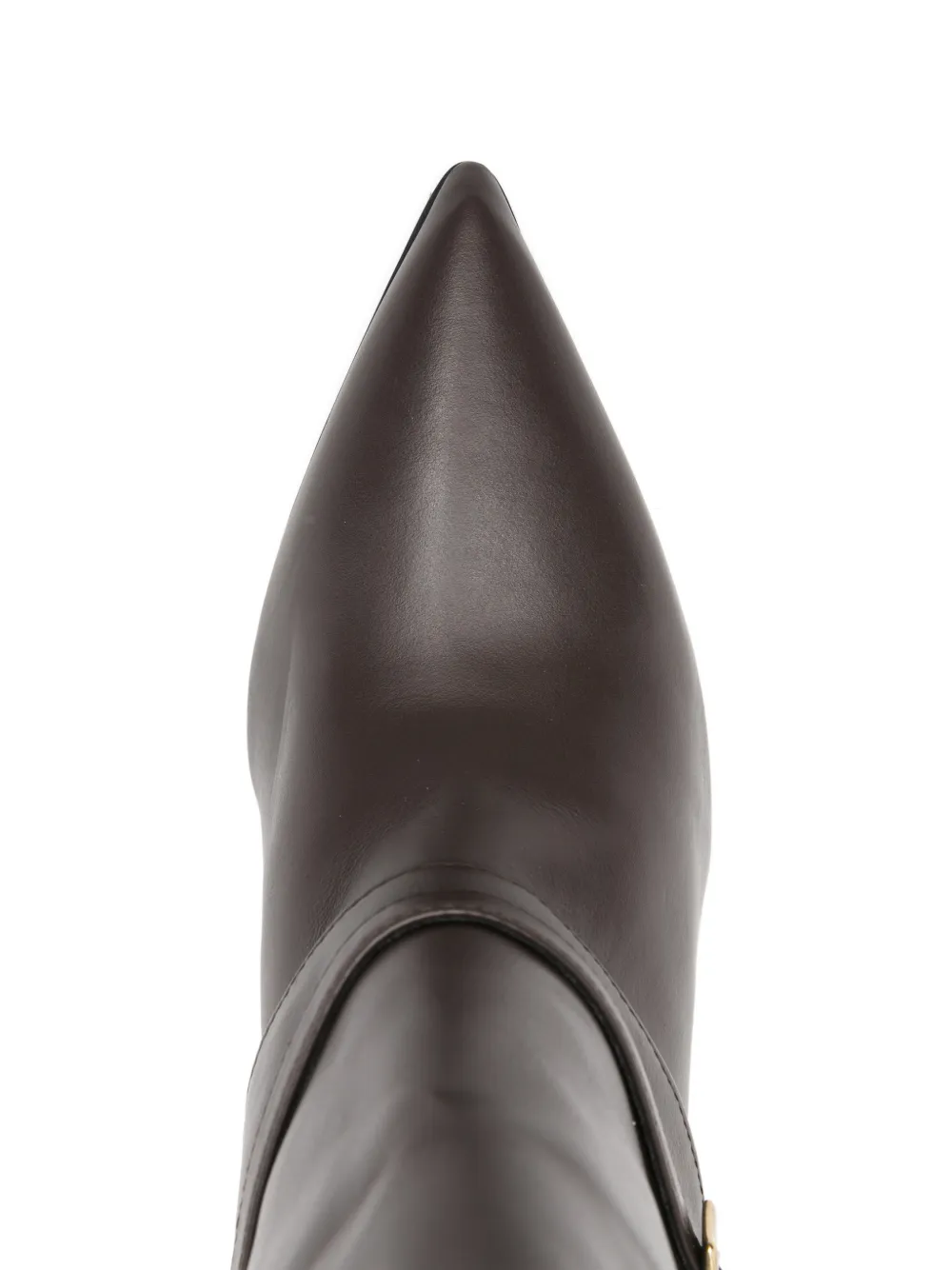 Gisel Moire Samantha pointed buckle boots Bruin