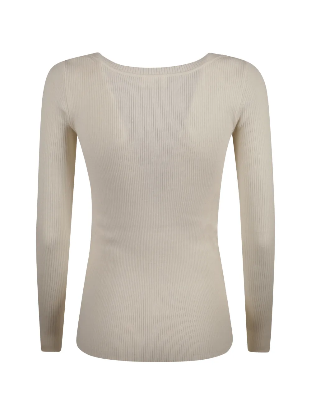  P.a.r.o.s.h. V-neck Ribbed Sweater - Neutrals 