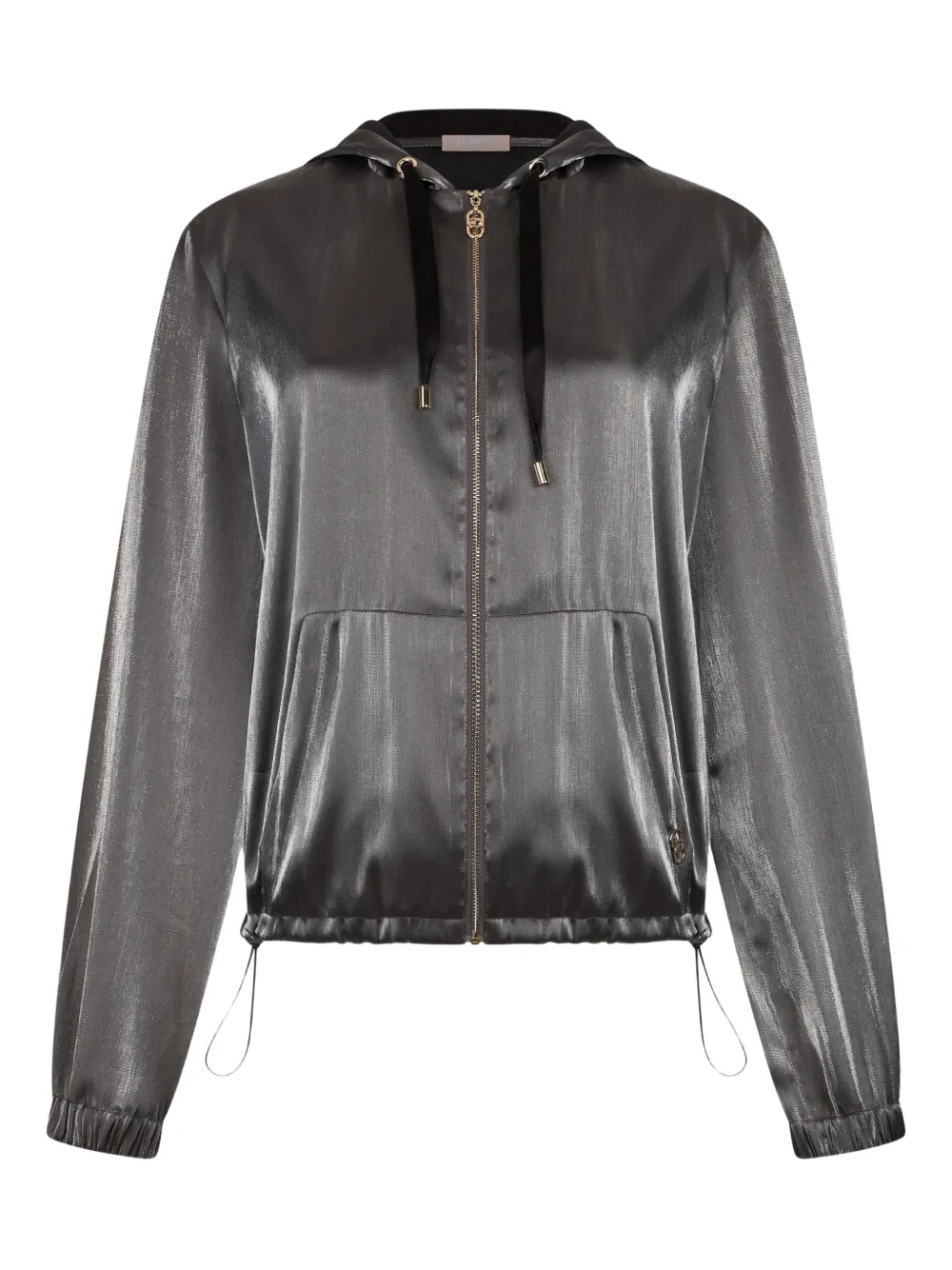 LIU JO laminated hooded jacket | Grey | Image 1