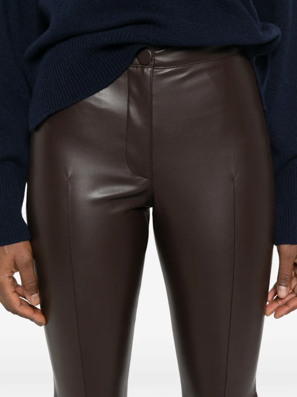 PINKO New Patitz broek met ritssluiting Bruin