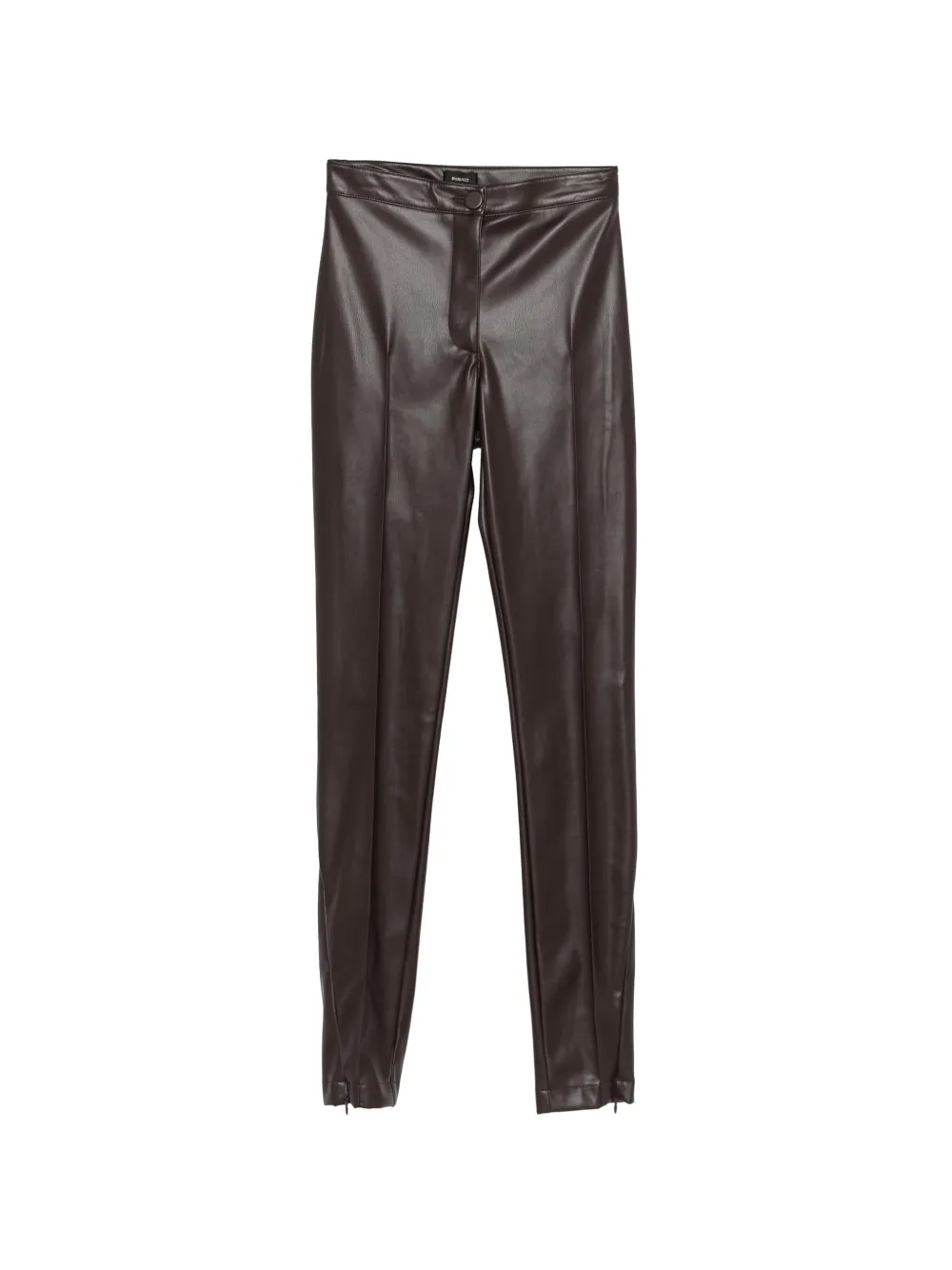 PINKO New Patitz zip-fastening trousers - Marrone