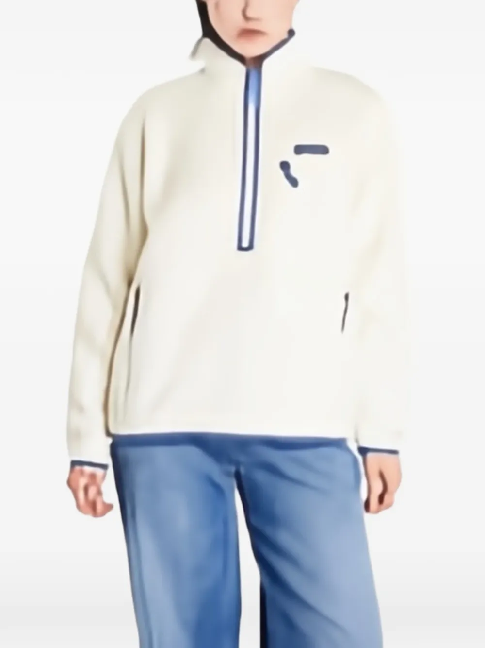 Patagonia Retro Pile Marsupial half-zip sweatshirt - Toni neutri