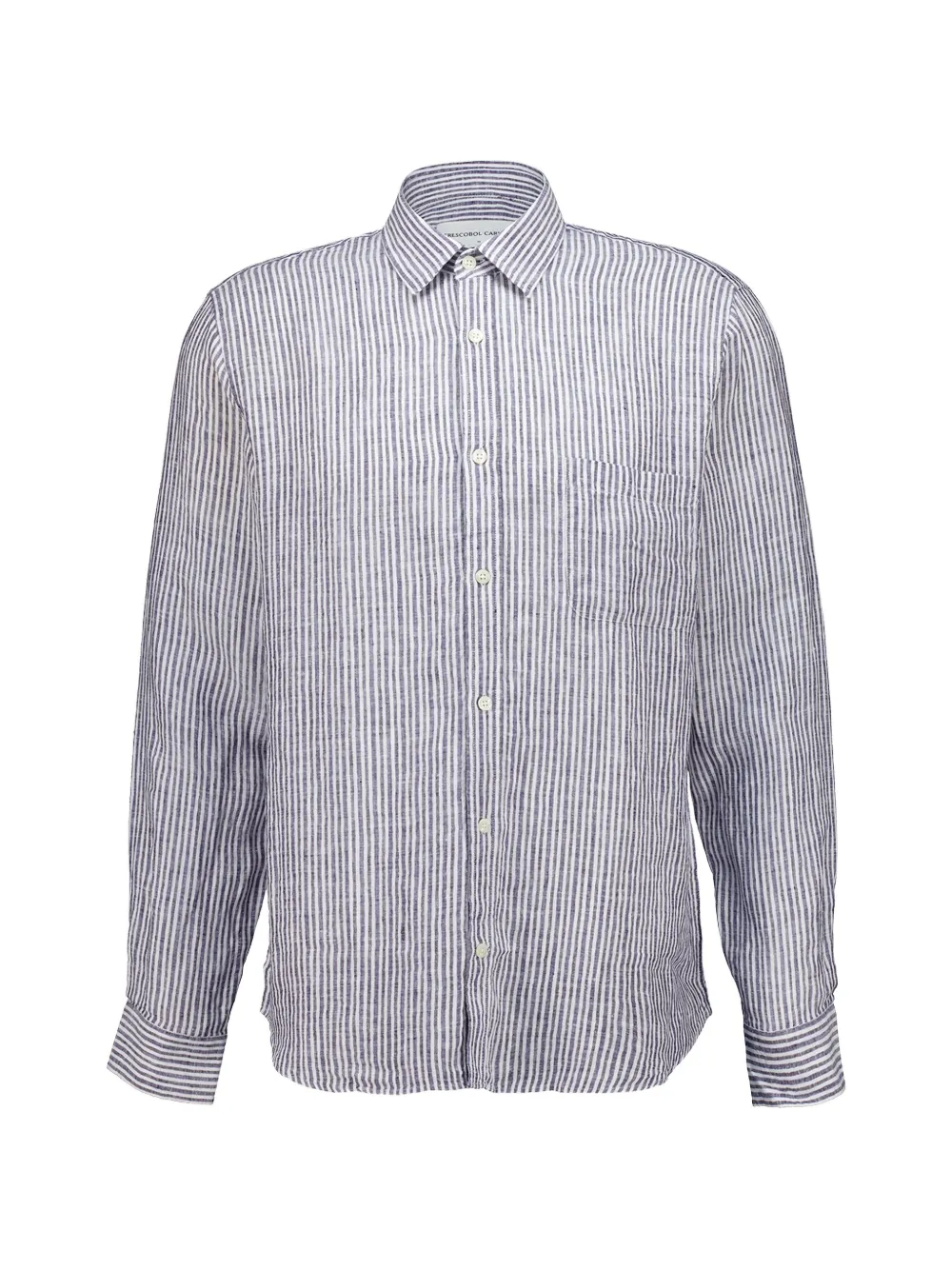 Frescobol Carioca Telles striped linen shirt - Blau