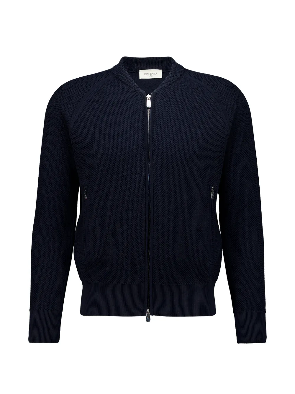 Piacenza Cashmere zipped bomber jacket - Blau