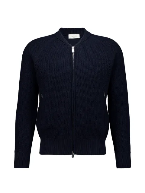 Piacenza Cashmere 지퍼 봄버 재킷
