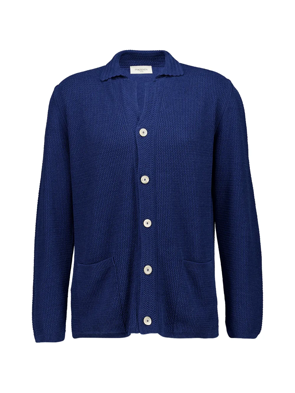 Piacenza Cashmere textured-knit jacket - Blu