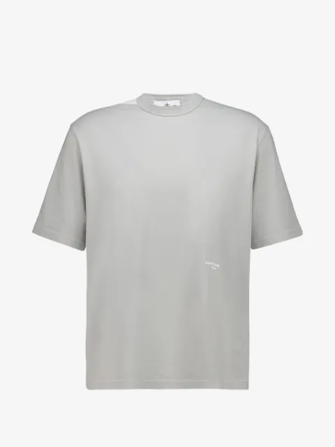 Stone Island 2100018 combed organic cotton jersey S.I. Marina oversized-fit T-shirt with raised Stone Island Marina print