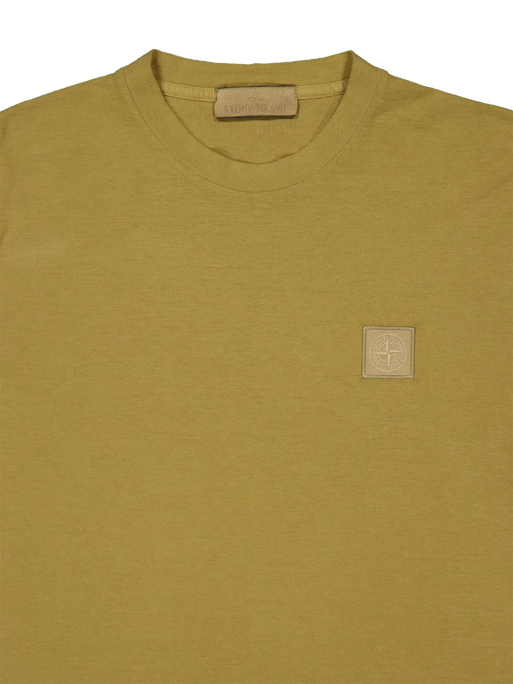 Stone Island Ghost T-shirt met logopatch Beige