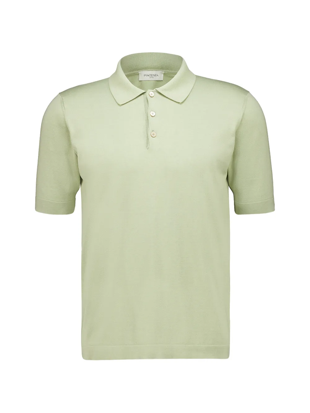 Piacenza Cashmere short-sleeve polo shirt - Verde