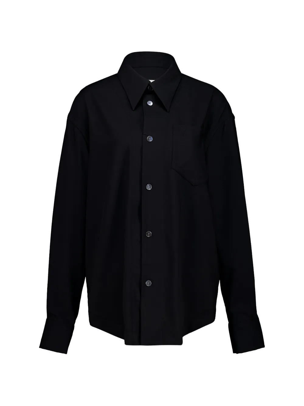 AMI Paris sharp-collar shirt - Nero